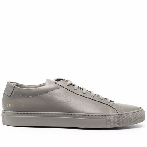 Common Projects Original Achilles十字紋牛皮灰色球鞋